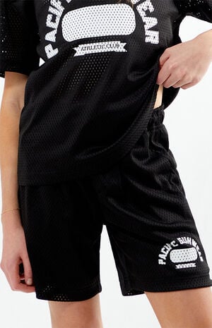 Black Mesh Basketball Shorts