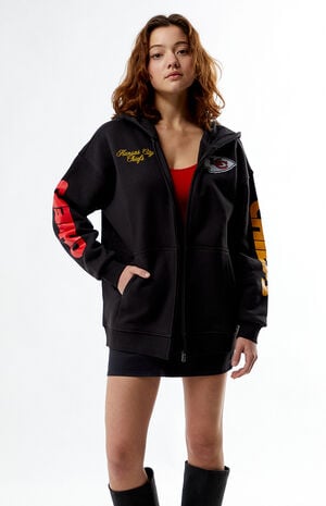 NFL Wild Collective x PacSun Kansas City Chiefs Zip Up Hoodie image number 1