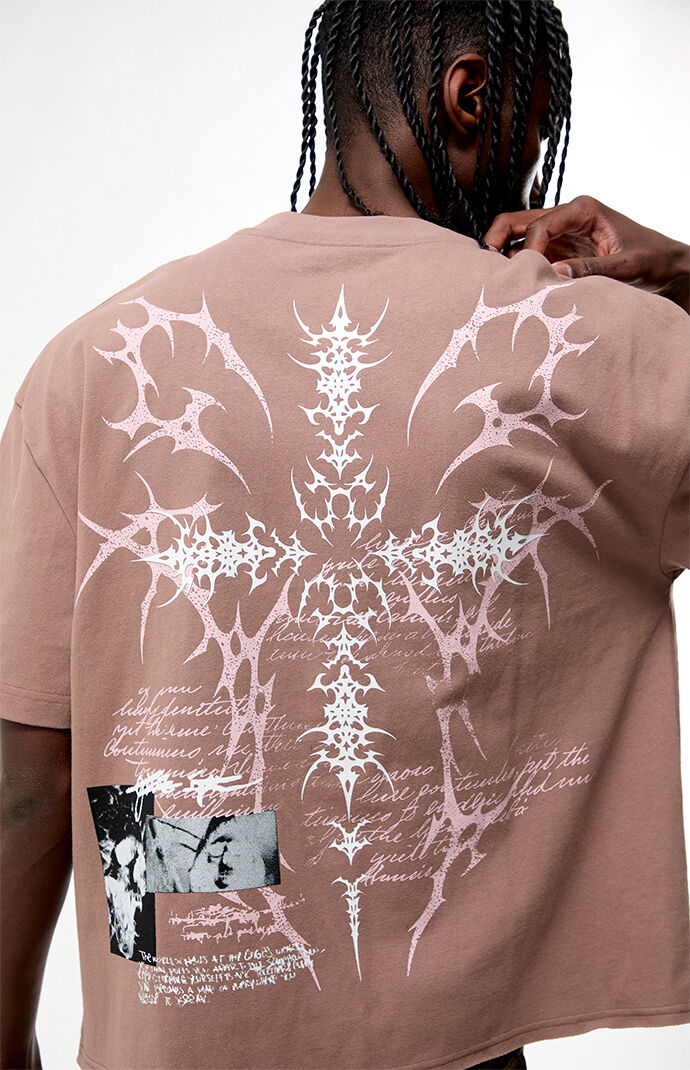 Pacsun What Remains Cropped Boxy T-Shirt