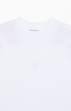 White Basic T-Shirt image number 2