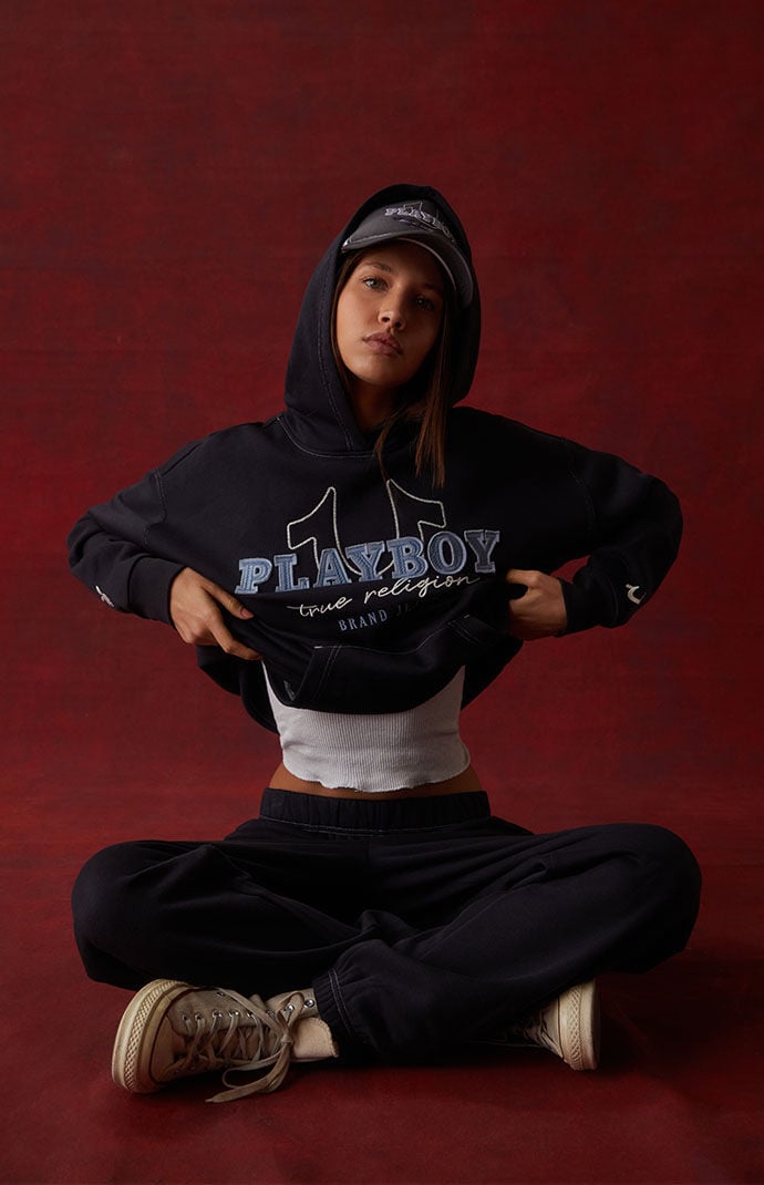 True religion hoodie and sweatpants best sale set