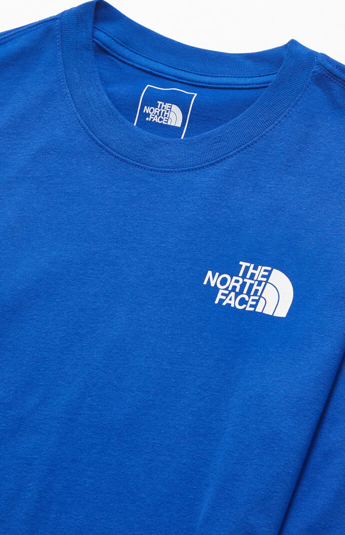 Blue Red Box Long Sleeve T-Shirt
