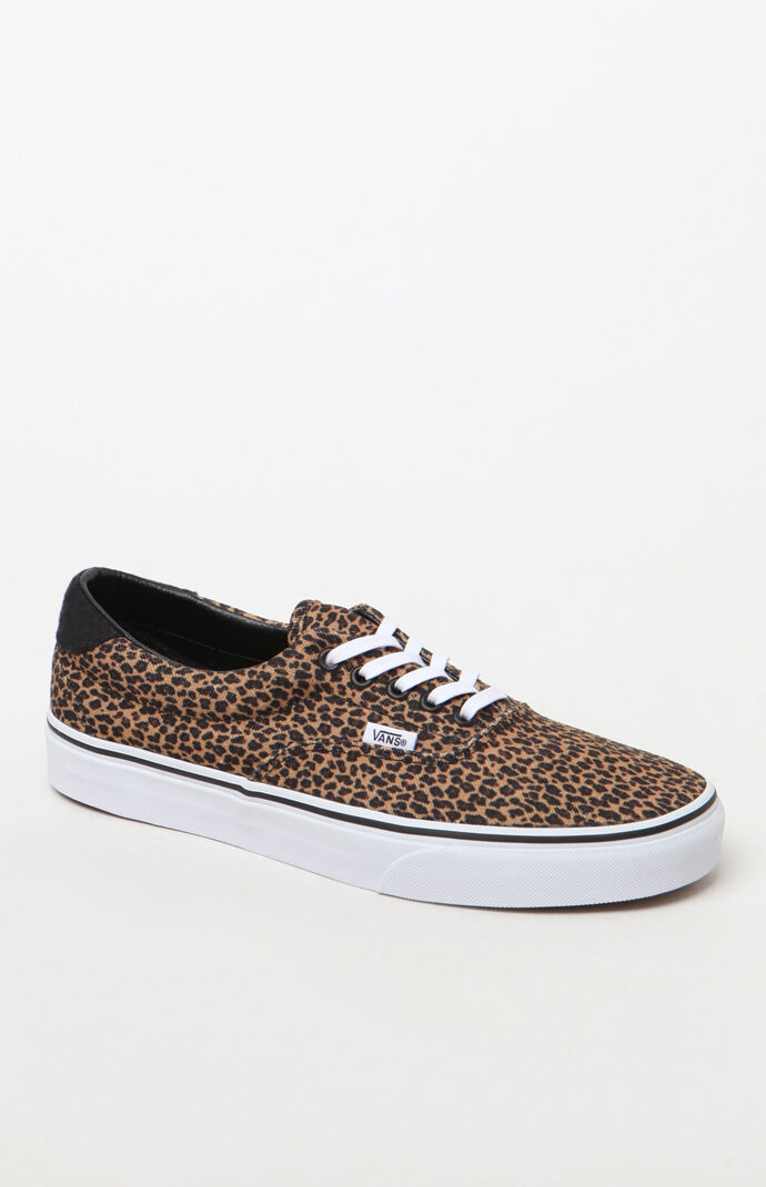 vans beige & brown era 59 mini leopard trainers vans beige & brown era 59 mini leopard trainers