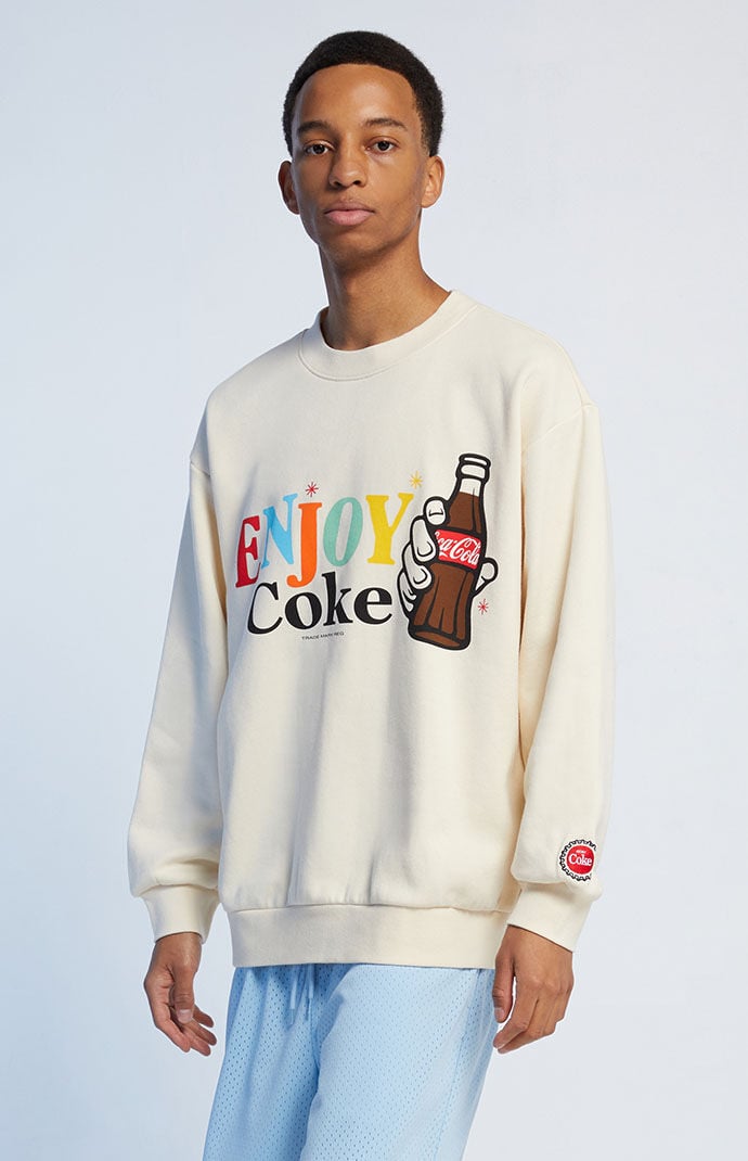 Coca Cola By PacSun Retro Crew Neck Sweatshirt PacSun