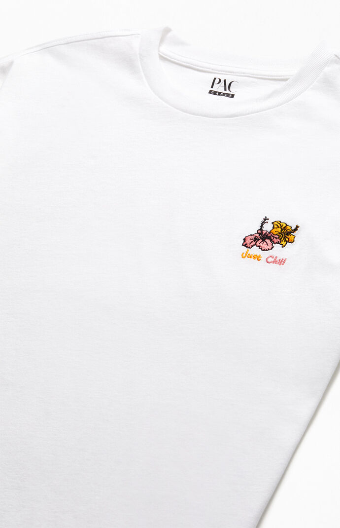 Just Chill Embroidered T-Shirt