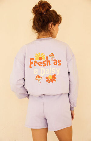 Fresh As A Daisy Crew Neck Sweatshirt image number 4