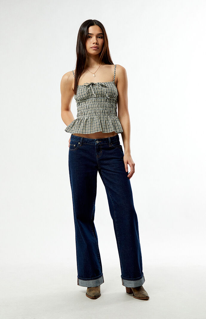 Rhythm Antibes Plaid Top