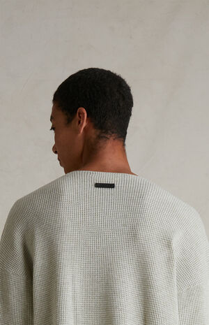 Heather Stone Waffle Knit Short Sleeve T-Shirt image number 5