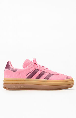 Women's Pink Gazelle Bold Sneakers image number 1