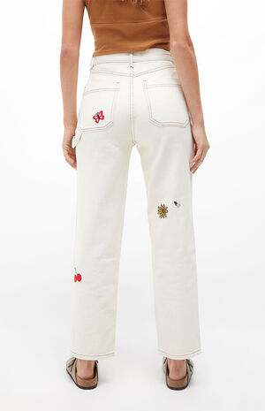 Embroidered Workwear Carpenter Pants image number 4