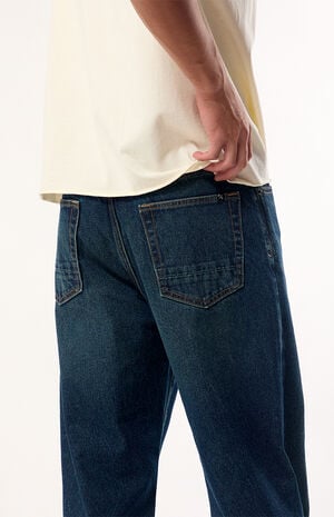 Logan Relaxed Straight Jeans Dark Indigo image number 5