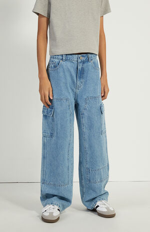 Cowboy Baggy Cargo Jeans image number 1