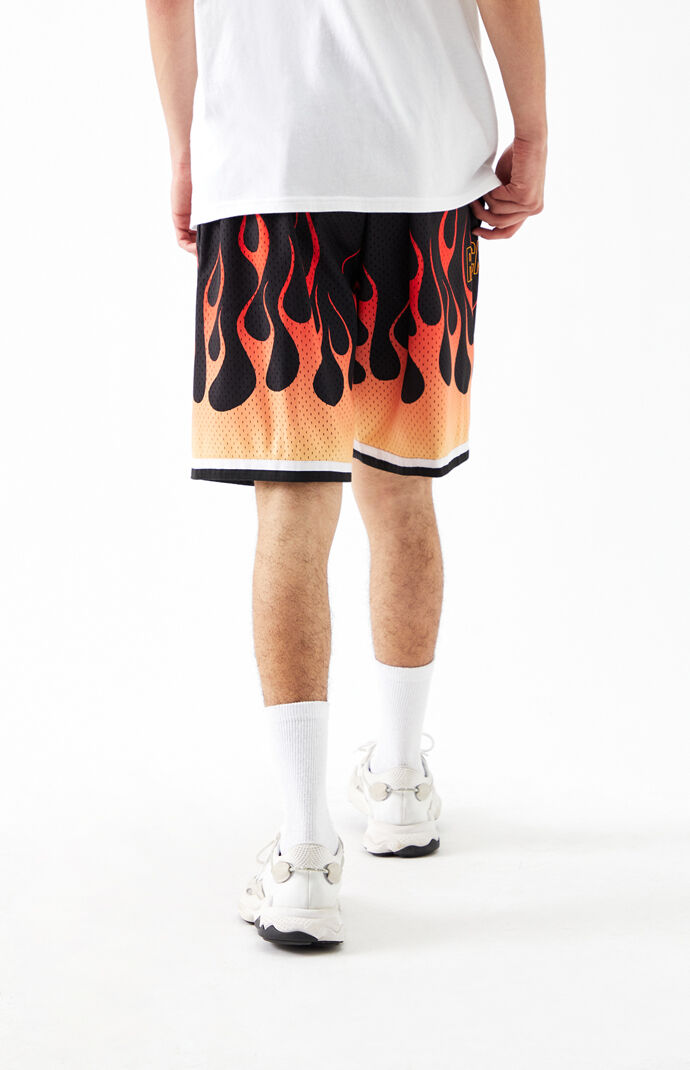 Rockets Flames Basketball Shorts