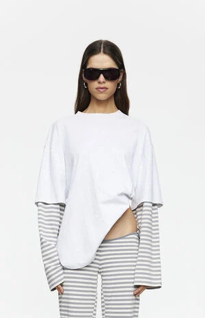 Bottega Layered Long Sleeve Top image number 1