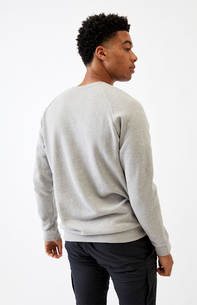 Heather Grey Essential Crew Neck Sweatshirt