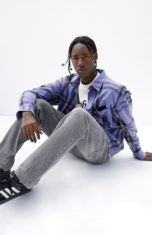 Gray Wash Straight Jeans image number 2