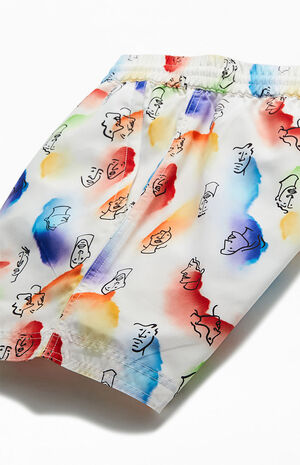 Abstract Shape 15" Swim Trunks image number 4