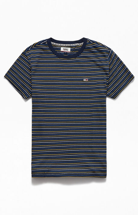 Fine Striped T-Shirt