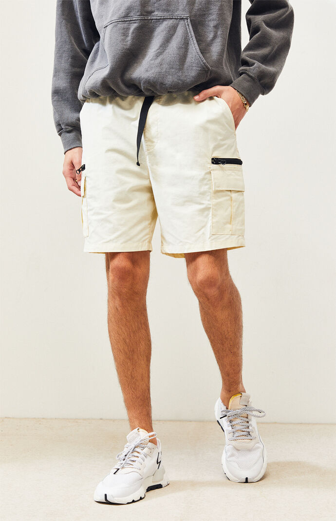 PacSun Khaki Nylon Cargo Shorts | PacSun