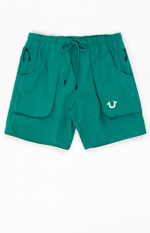 Curved Nylon Shorts image number 1