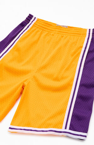 Kids LA Lakers Mesh Basketball Shorts image number 3