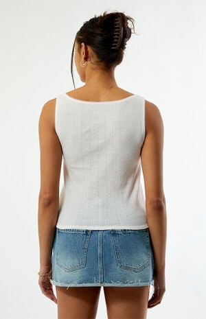 Chiara Pointelle Tank Top image number 4
