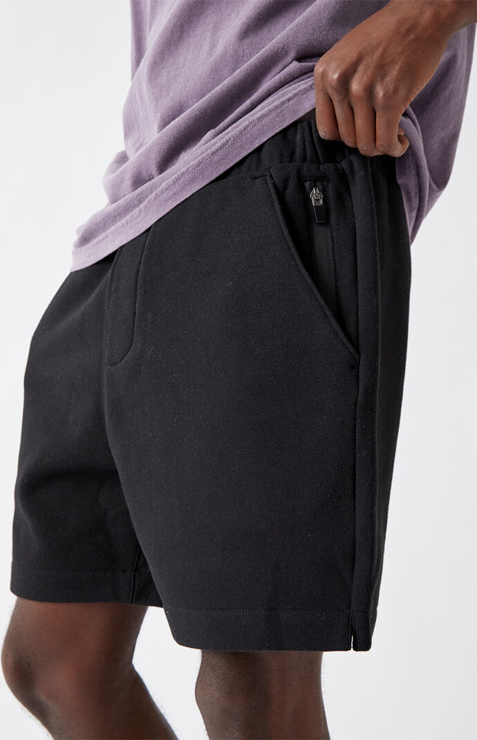 Black Fleece Belted Volleyball Shorts