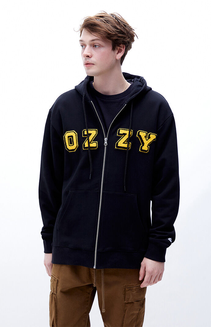 Ozzy osbourne zip up hoodie online