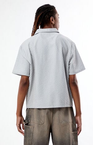 Nomad Gray Quarter Zip Shirt&nbsp; image number 4