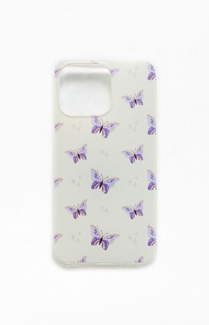 Purple Butterflies iPhone 13 Pro Case image number 1