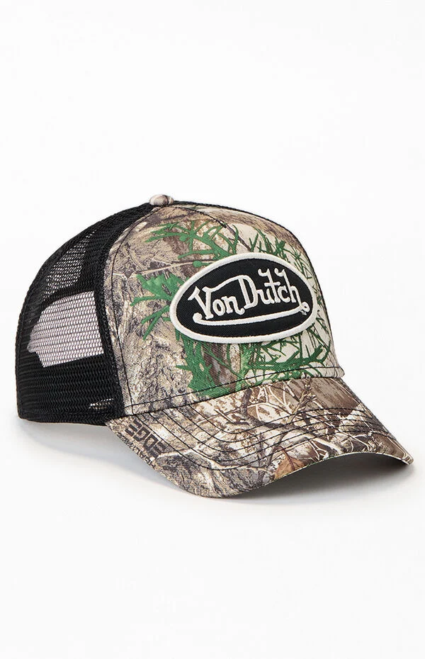 Von Dutch Realtree Edge Trucker Hat | Pacsun display picture 3