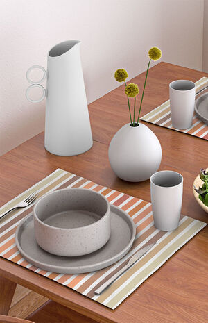 2 Pack Striped Placemats image number 2