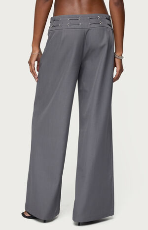 Willard Baggy Lace Up Belt Pants image number 3