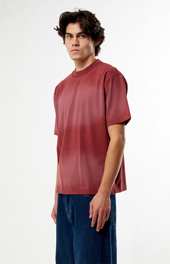Pacsun Red Premium Potassium Wash T-Shirt