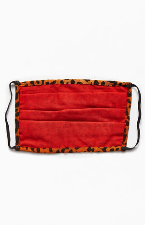 Cheetah Print Face Mask image number 2