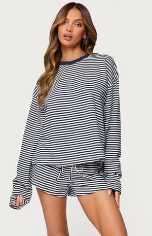 Jainee Striped Long Sleeve T-Shirt image number 1