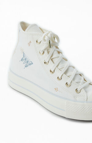 Women's Chuck Taylor All Star Lift Platform Tiny Tattoos Sneakers image number 6