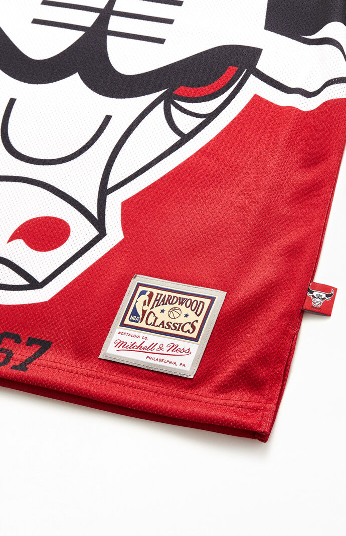Big Face Bulls Basketball Jersey