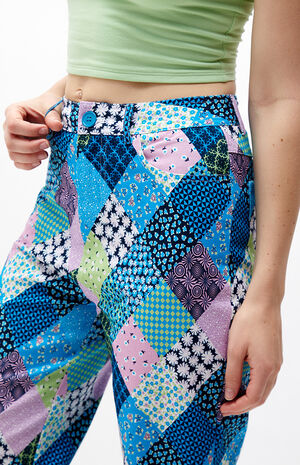 Organic Patchwork Print Trousers image number 2