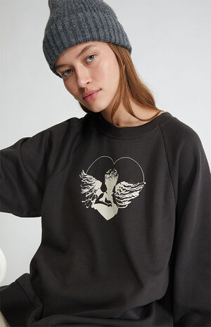 Angel Hearts Lounge Crew Neck Sweatshirt image number 2