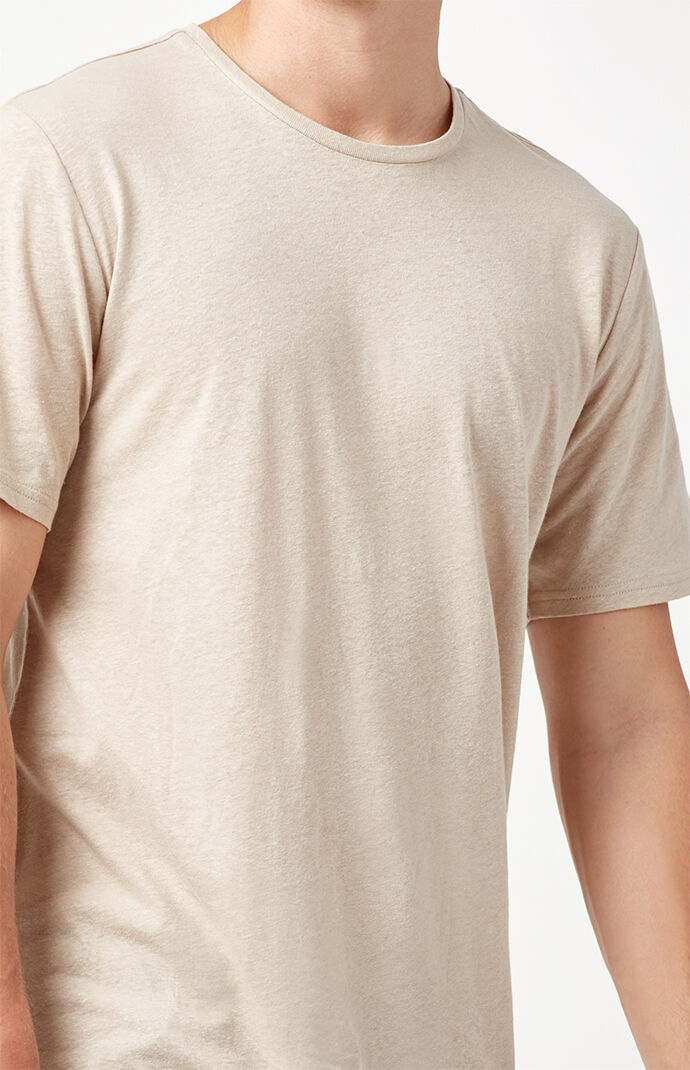 All Day Linen Scallop T-Shirt