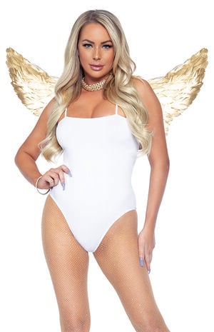 Gold Feather Wings Costume Kit image number 1