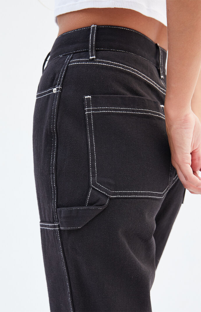 PacSun Black Workwear Cargo Pants PacSun