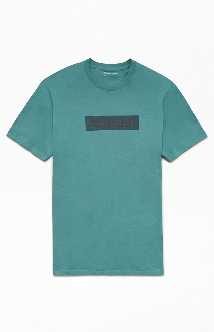 Green calvin best sale klein t shirt