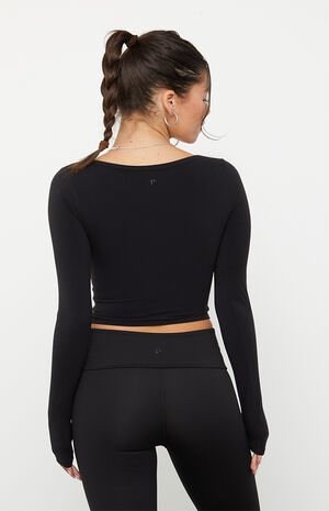 Active Christy Long Sleeve Crop Top image number 3
