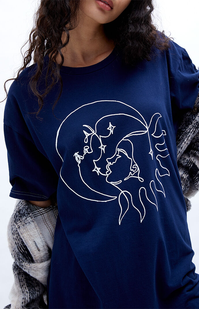 Pacsun sun 2025 and moon shirt