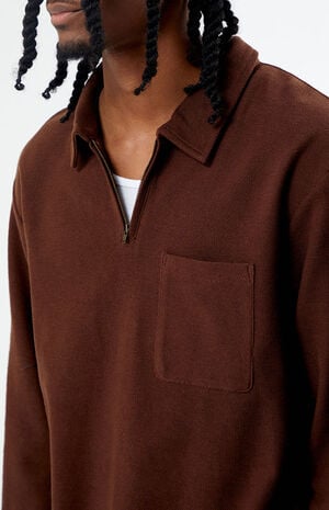 Reverse Terry Quarter Zip Sweatshirt image number 2