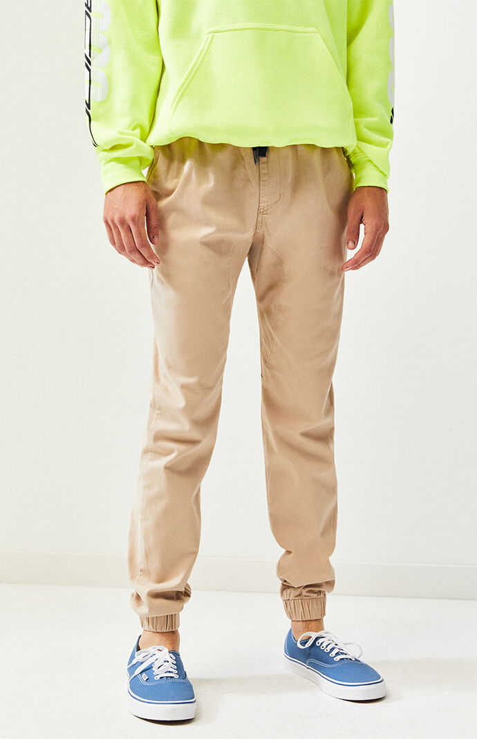 Tan Sureshot Jogger Pants