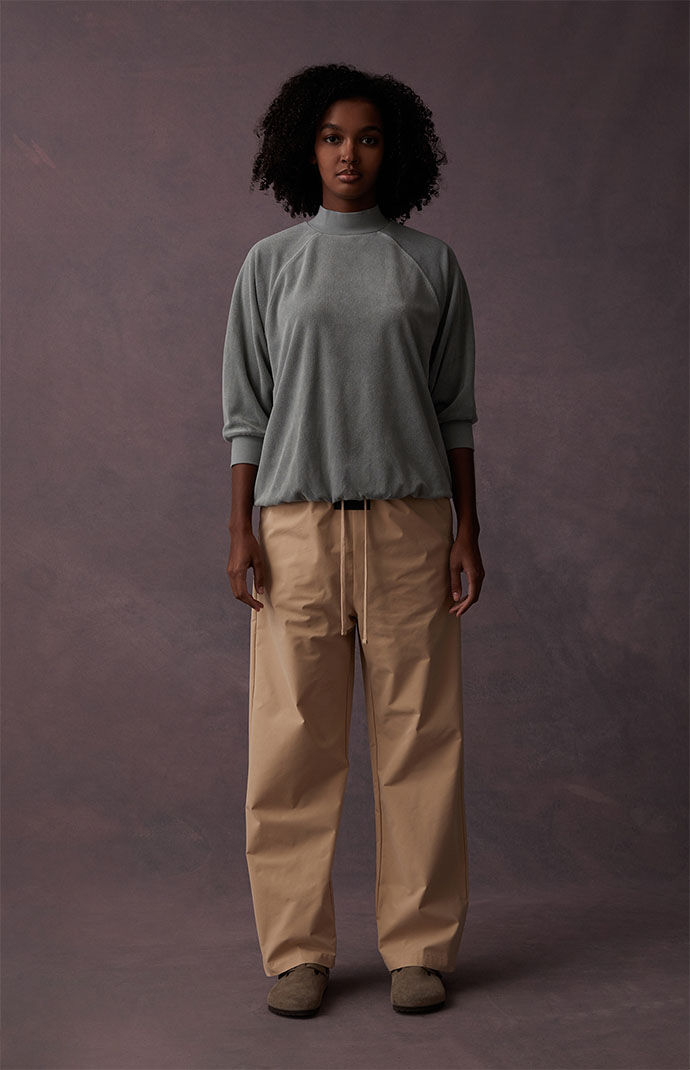 Womens terry cloth sweatshirt sale