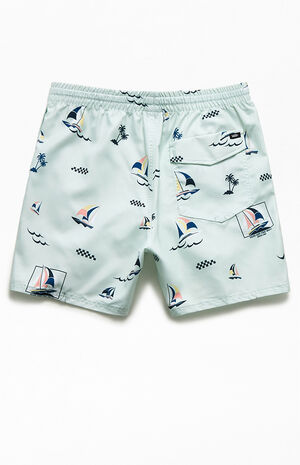 Castaway Mixed 16" Swim Trunks image number 2